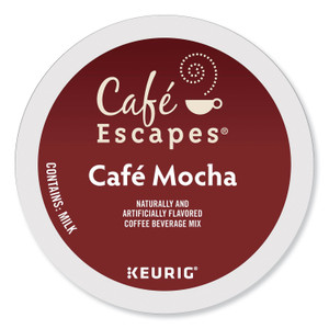 Caf Escapes Mocha K-Cups, 24/Box, 96/Carton (GMT6803CT) View Product Image