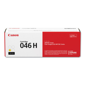 Canon 1251C001 (046) High-Yield Toner, 5,000 Page-Yield, Yellow View Product Image