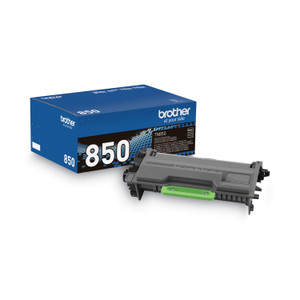 Brother TN850 High-Yield Toner, 8,000 Page-Yield, Black (BRTTN850) View Product Image