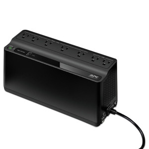 APC Back-UPS 600 VA Battery Backup System, 7 Outlets, 120 VA, 490 J (APWBE600M1) View Product Image