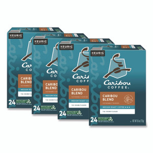 Caribou Coffee Caribou Blend Coffee K-Cups, 96/Carton