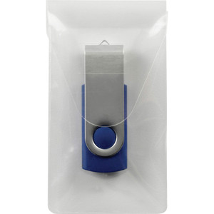 Smead Pocket f/USB Drive,Poly,Self-Adhesive,2"x3-9/16",6/PK,CL (SMD68150) View Product Image