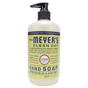 Mrs. Meyer's Clean Day Liquid Hand Soap, Lemon Verbena, 12.5 oz (SJN651321EA) View Product Image
