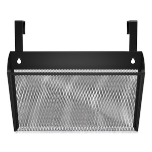 TRU RED Wire Mesh Wall File, Letter Size, 14.37" x 3.34", Black