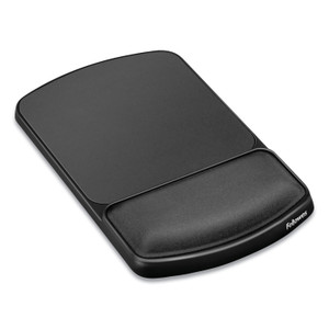 Fellowes Gel Mouse Pad with Wrist Rest, 6.25 x 10.12, Graphite/Platinum (FEL91741) View Product Image