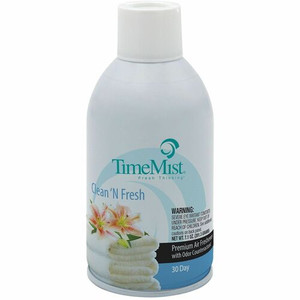 TimeMist Metered 30-Day Clean/Fresh Scent Refill - Spray - 6000 ft - 6.6 fl oz (0.2 quart) - Fresh-N-Clean - 30 Day - (TMS1042771)