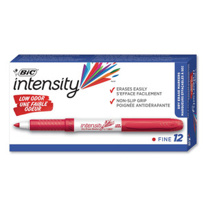 BIC Intensity Fine Point Whiteboard Marker - Fine Marker Point - (BICGDE11RD)