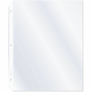 C-Line Heavyweight Top-Loading Sheet Protector - For Letter 8 1/2" x 11" Sheet - 3 x Holes - Ring Binder - Clear - Polypropylene
