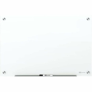 Quartet Infinity Magnetic Glass Dry-Erase Board - 72" (6 ft) Width x 48" (4 ft) Height - Brilliance White Tempered Glass Surface - Rectangle - Horizontal/Vertical - Magnetic