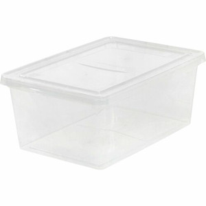IRIS 17-quart Storage Box - External Dimensions: 17.5" Length x 12" Width x 17.5" Depth x 7" Height - 4.25 gal - Snap-in Lid Closure - Stackable - Plastic