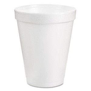 Dart Foam Drink Cups, 8 oz, White, 25/Pack (DCC8J8BG) View Product Image