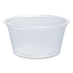 Dart Conex Complements Portion/Medicine Cups, 2 oz, Plastic, Clear, 125/Bag, 20 Bags/Carton
