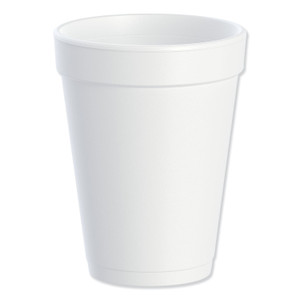 Dart Foam Drink Cups, 14 oz, White, 1,000/Carton