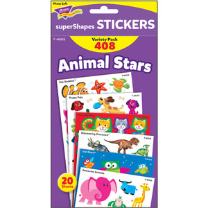 Trend Animal Fun Stickers Variety Pack (TEP46928) View Product Image
