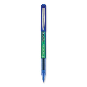 Pilot Precise V5 BeGreen Rollerball Pen, Stick, Extra-Fine 0.5 mm, Blue Ink, Blue Barrel, Dozen