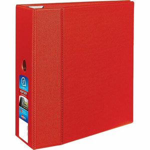Avery Heavy-Duty Binders with Locking One Touch EZD Rings & Thumb Notch - 5" Binder Capacity - Letter - 8 1/2" x 11" Sheet Size - 1050 Sheet Capacity - 3 x 5" Ring - Fastener: Ring - AVE79586