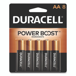 Duracell Power Boost CopperTop Alkaline AA Batteries, 8/Pack