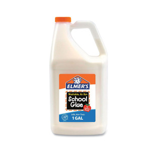 Elmer's School Glue, 1 gal, Dries Clear