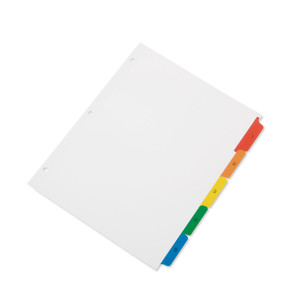 AbilityOne 7530013649489, SKILCRAFT Table of Contents Indexes, Avery Style, 5-Tab, 1 to 5, 11 x 8.5, White, 1 Set AbilityOne 7530013649489, SKILCRAFT Table of Contents Indexes, Avery Style, 5-Tab, 1 to 5, 11 x 8.5, White, 1 Set
