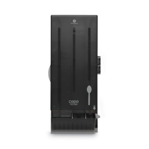 Dixie SmartStock Utensil Dispenser, Holds 120 Spoons, 10 x 8.75 x 24.75, Translucent Black