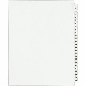 INDEX;LEGAL;SDTAB;1-25