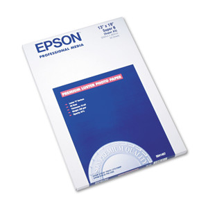 Epson Ultra Premium Photo Paper, 10 mil, 13 x 19, Luster White, 50/Pack (EPSS041407) View Product Image