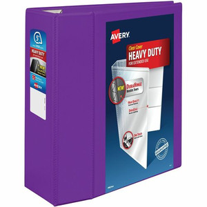 Avery Heavy-Duty View Binders with One Touch EZD Rings - 5" Binder Capacity - Letter - 8 1/2" x 11" Sheet Size - 1050 Sheet Capacity - 1050 x 5" Ring(s) - (AVE79816)