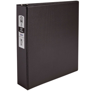Avery Economy Non-View Binder with Round Rings, 3 Rings, 2" Capacity, 11 x 8.5, Black, (3501)