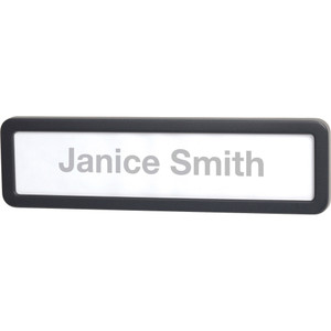 Lorell Recycled Plastic Cubicle Nameplate (LLR80669) View Product Image