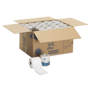Georgia Pacific Professional Angel Soft ps Ultra 2-Ply Premium Bathroom Tissue, Septic Safe, White, 400 Sheets/Roll, 60/Carton