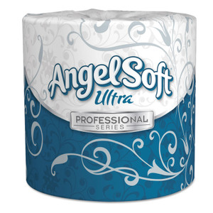 Georgia Pacific Professional Angel Soft ps Ultra 2-Ply Premium Bathroom Tissue, Septic Safe, White, 400 Sheets/Roll, 60/Carton (GPC16560) View Product Image