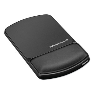 Fellowes Mouse Pad with Wrist Support with Microban Protection, 6.75 x 10.12, Graphite (FEL9175101) View Product Image