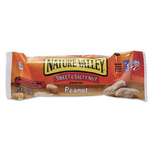 Nature Valley Granola Bars, Sweet and Salty Nut Peanut Cereal, 1.2 oz Bar, 16/Box (AVTSN42067) View Product Image