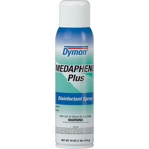 Dymon Medaphene Plus Disinfectant Spray - 16 fl oz (0.5 quart) - Pleasant Scent - Aqua