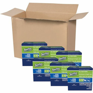 Swiffer Sweeper Dry Cloths Refill - Unscented - Cloth - White - 32/Box