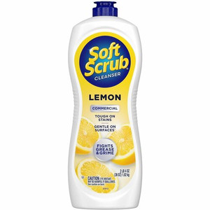 Soft Scrub All Purpose Cleanser - For Kitchen - 36 fl oz (1.1 quart) - Lemon Scent - Disinfectant, Pleasant Scent, Anti-bacterial