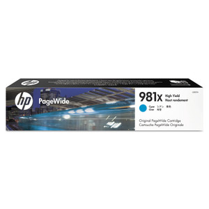 HP 981X, (L0R09A) High-Yield Cyan Original PageWide Cartridge HP 981X, (L0R09A) High-Yield Cyan Original PageWide Cartridge