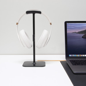 Bluelounge Posto 2.0 Headphone Stand - 10" Height x 4.01" Width - Desktop, Desk - Aircraft Aluminum, Plastic (AVTBLUPO2BL)