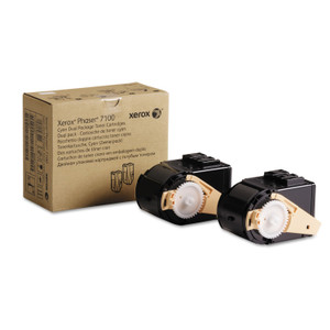 Xerox 106R02602 Toner, 9,000 Page-Yield, Cyan, 2/Pack