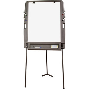 Iceberg Portable Dry-erase Flipchart Easel - 73" (6.1 ft) Width x 35" (2.9 ft) Height - Rectangle - Dent Resistant, Scratch Resistant, Portable