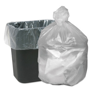 Good 'n Tuff Waste Can Liners, 16 gal, 6 mic, 24" x 31", Natural, 50 Bags/Roll, 20 Rolls/Carton (WBIGNT2433) View Product Image