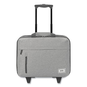 Solo Re:Start Underseat Rolling Case, 15.6, 16 x 6 x 14, Light Gray (USLUBN91510) View Product Image