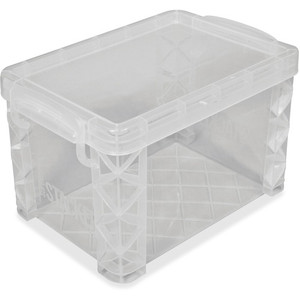 Super Stacker Index Cards Box - External Dimensions: 6.3" Width x 4.3" Depth x 4.3" Height - Media Size Supported: Index Card 4" x 6" - 500 x Index Card (4" x 6") - Lid Lock Closure - Stackable