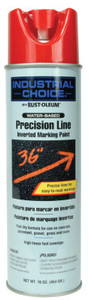 Rust-Oleum Industrial M1600/M1800 Precision-Line Inverted Marking Paint 17Oz  Safety Red  Water-Based (647-203038) View Product Image