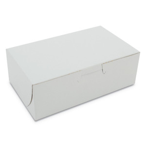 SCT White One-Piece Non-Window Bakery Boxes, 6.25 x 3.75 x 2.13, White, Paper, 250/Bundle (SCH0911) View Product Image