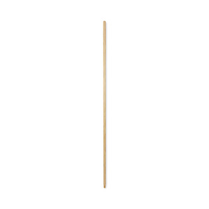 Boardwalk Threaded End Broom Handle, Lacquered Hardwood, 0.94" dia x 54", Natural