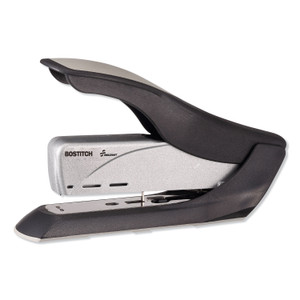 AbilityOne 7520015668656 SKILCRAFT Heavy-Duty Spring-Powered Desktop Stapler, 65-Sheet Capacity, Black/Silver (NSN5668656) View Product Image