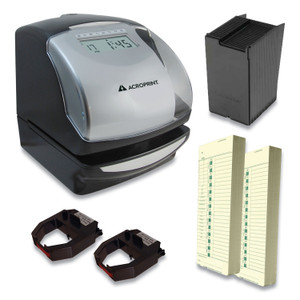 Acroprint ES900 Time Clock Bundle, Digital Display, Black (ACPTRB950) View Product Image