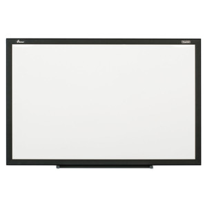 AbilityOne 7110016511292 SKILCRAFT Quartet Magnetic Steel Dry Erase Board, 60 x 36, White Surface, Black Aluminum Frame (NSN6511292) View Product Image