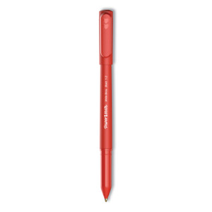 Paper Mate Write Bros. Ballpoint Pen, Stick, Bold 1.2 mm, Red Ink, Red Barrel, Dozen